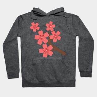 Cute Hibiscus Floral Hoodie